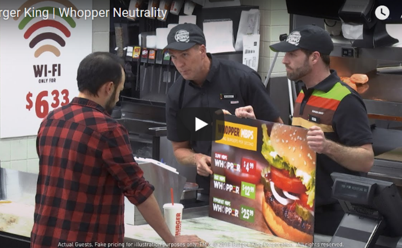 Burger King's Advertising Brilliance on Net Neutrality is Profound