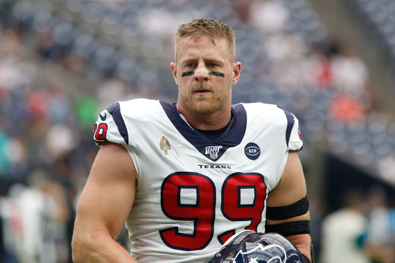 J.J. Watt is done for the year.