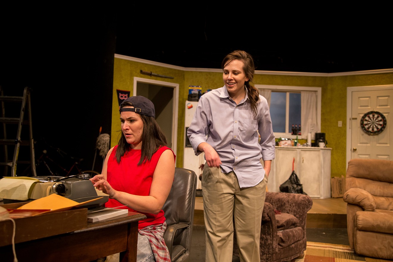 Chelsea Ryan McCurdy and Rachael Logue give their best in dude form in Matt and Ben.