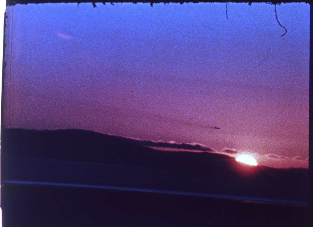 Film still from Andy Warhol, Sunset, 1967 — which I'd rather look at than people taking selfies.