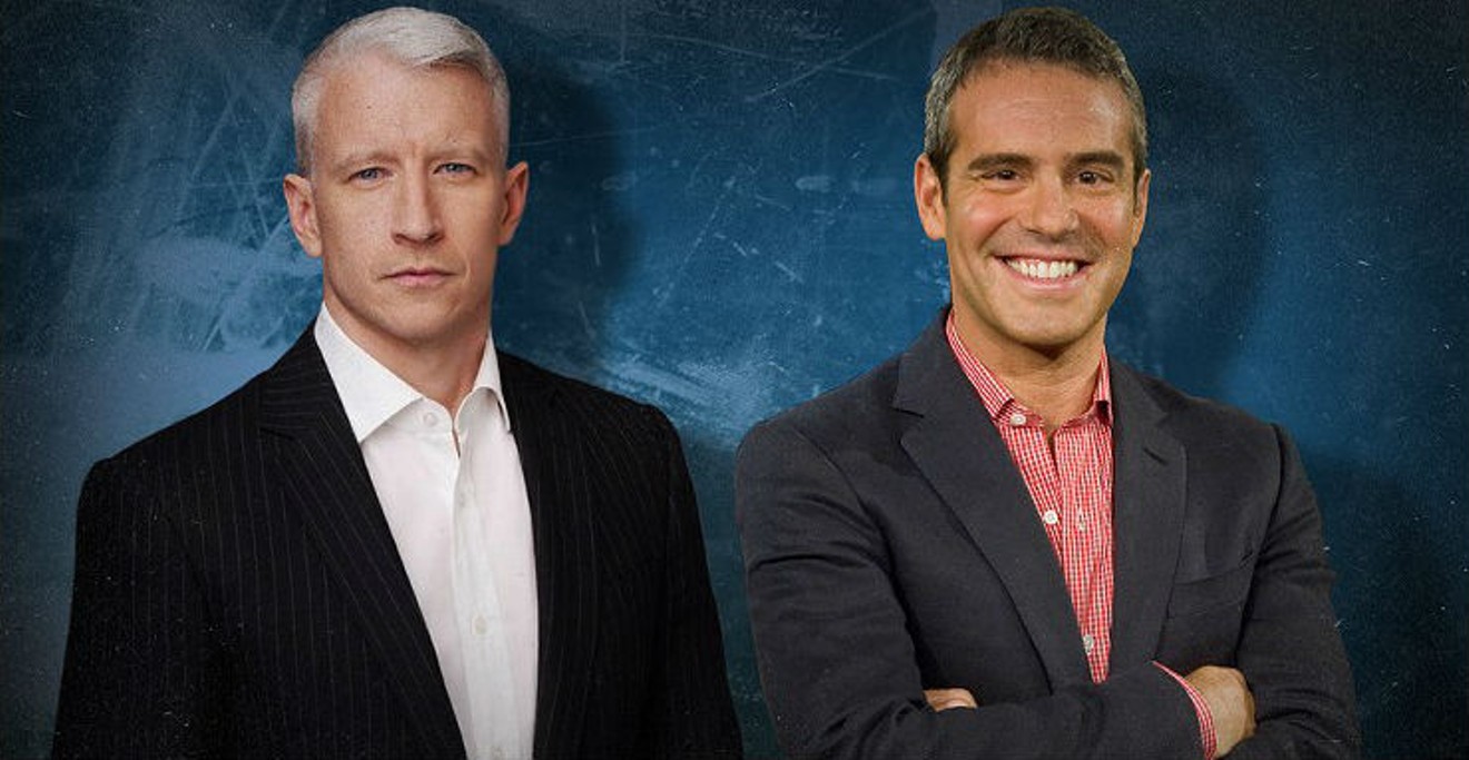 Anderson Cooper and Andy Cohen deliver the news and the fun with their traveling show AC2 Deep Talk and Shallow Tales.