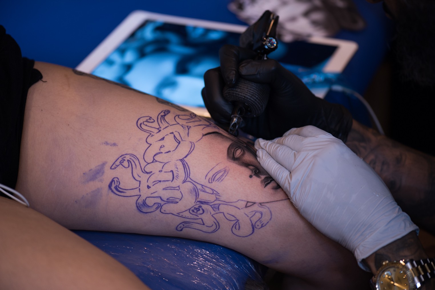 Jack and Sally Tattoo | Ink tattoo, Forearm tattoo, Art tattoo