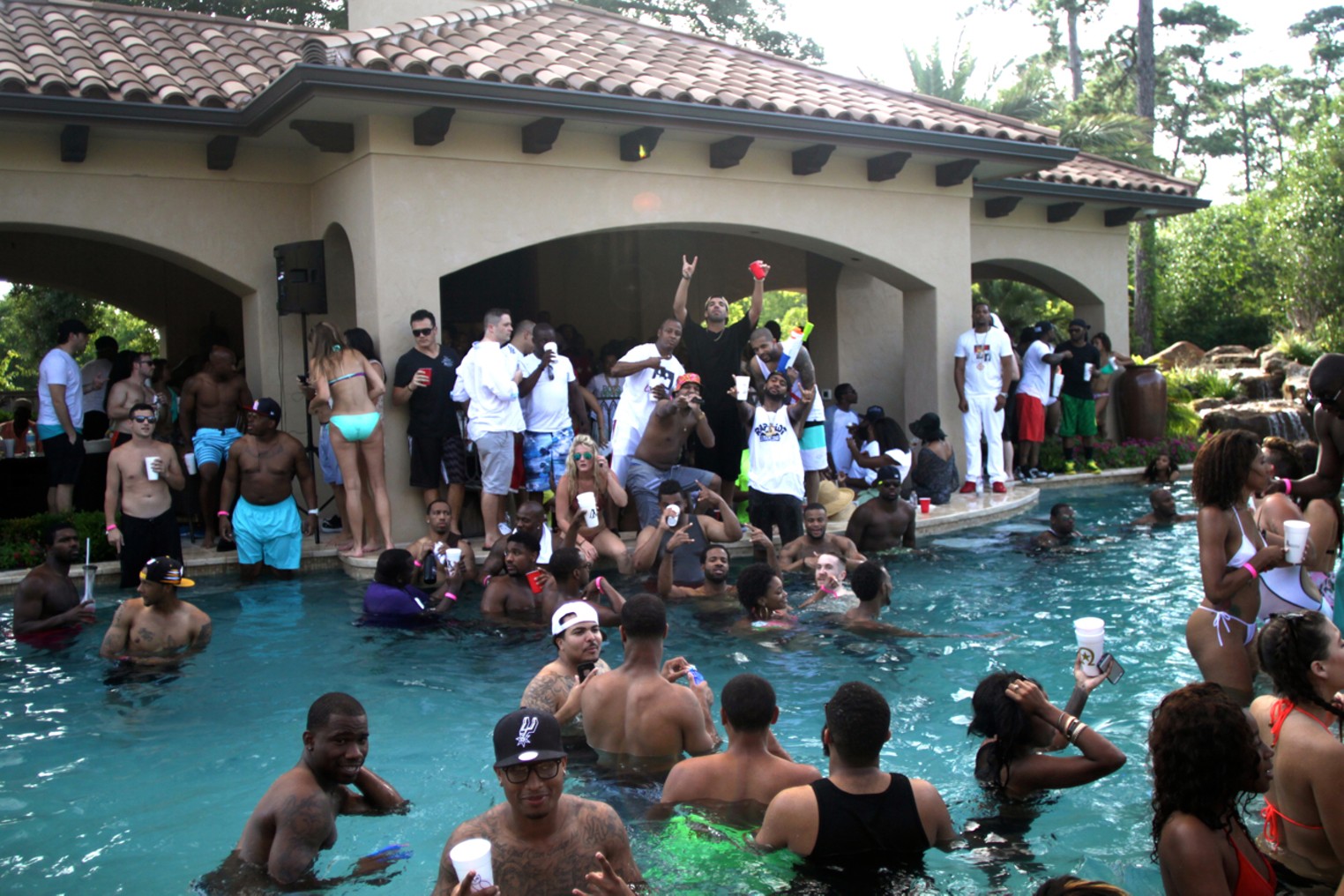 Houston Appreciation Weekend Drake's pool party at Cle nightclub