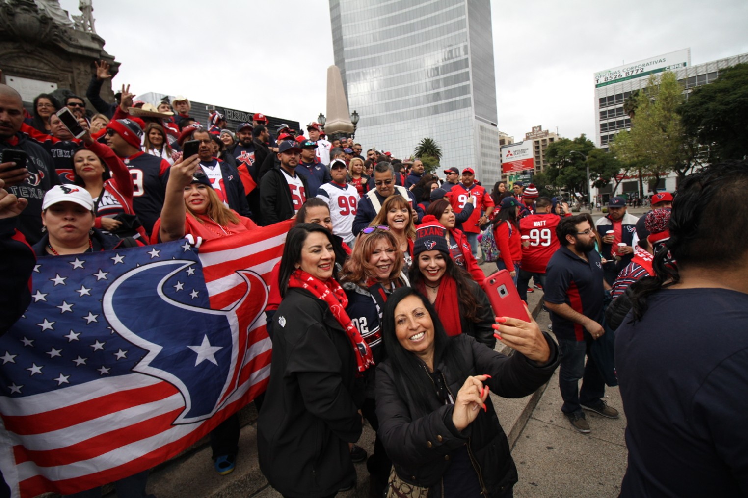 Houston Texans fans in Mexico City