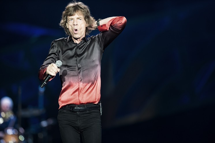 Mick Jagger at Arlington's AT&T Stadium, June 2015