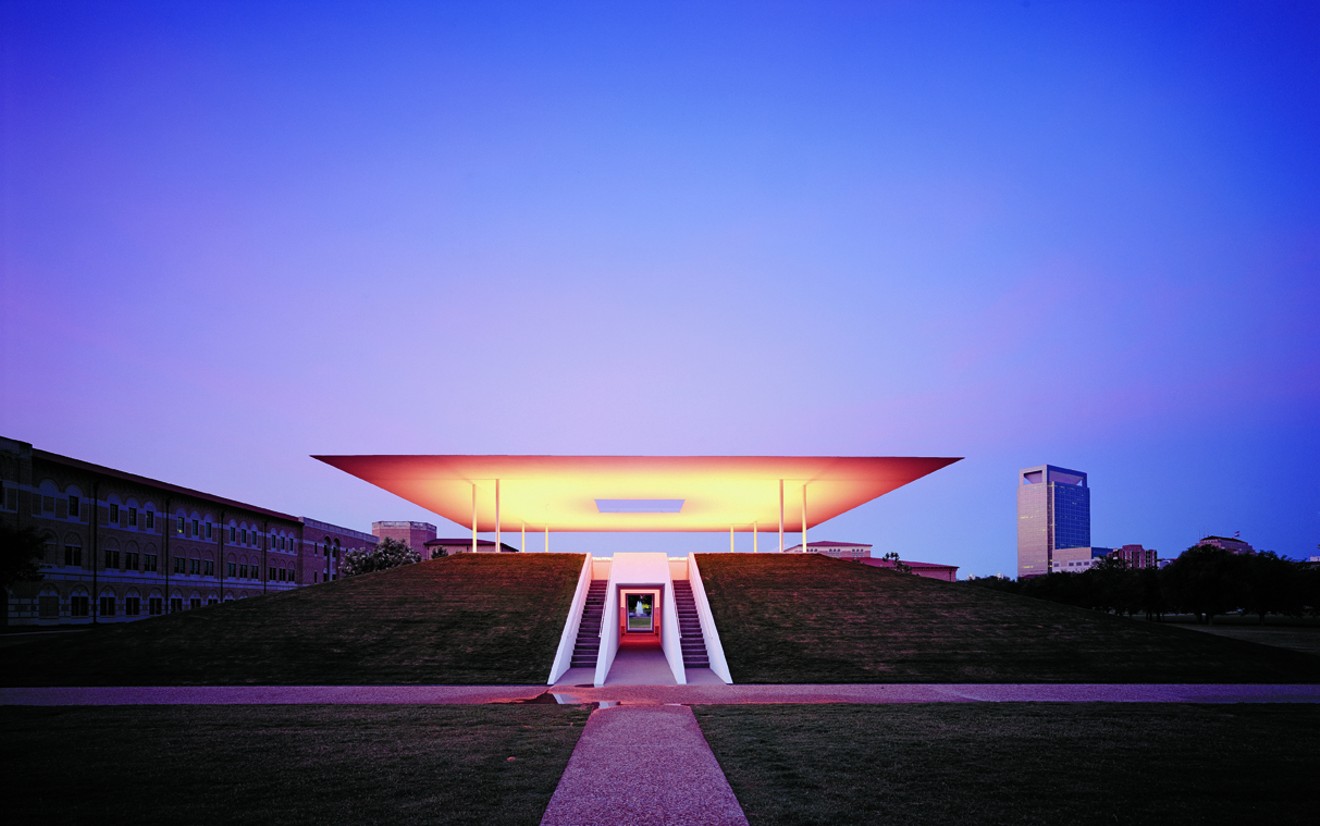 The James Turrell Skyspace on the Rice University Campus is a must-see.