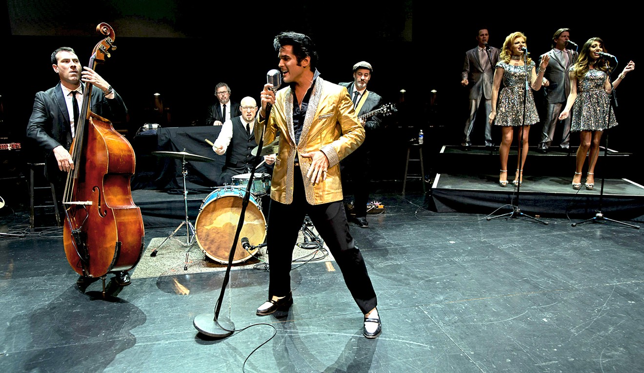 Dean Z. was named the 2013 Ultimate Elvis® Tribute Artist™ in Memphis during “Elvis Week” in a contest sanctioned by Elvis Presley Enterprises, Inc. He heats up the stage Friday when the Elvis Lives! tour comes to Smart Financial Centre in Sugar Land.