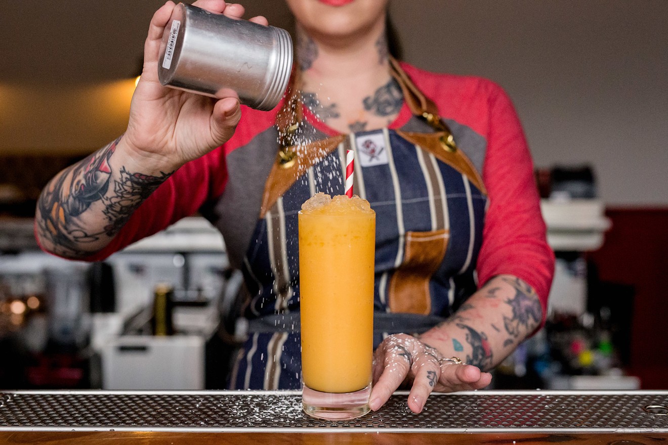 The First Crush at BCK Kitchen and Cocktail Adventures was was inspired by the Orange Julius.