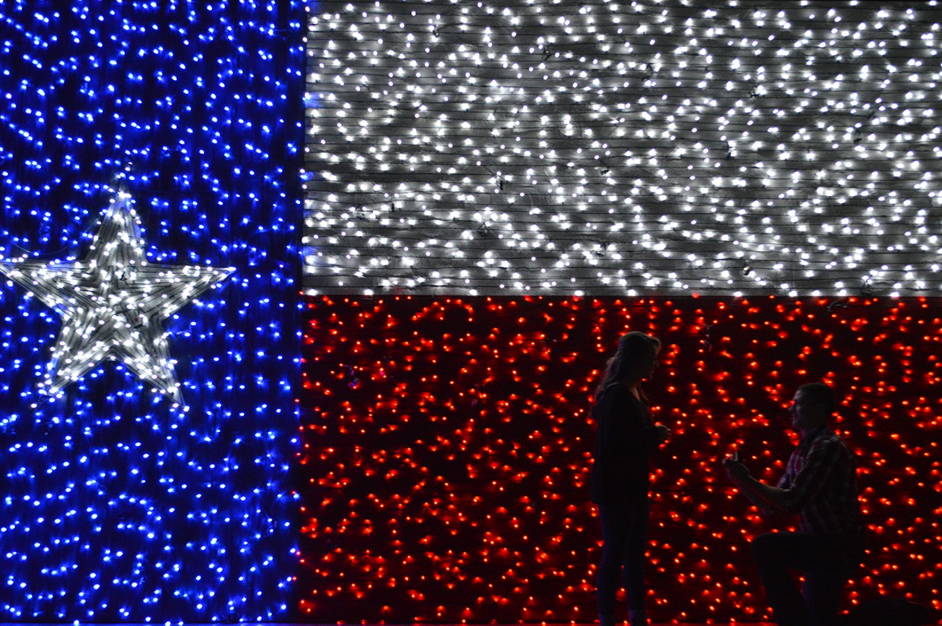 Salute to Texas is just one of the many themes at Sugar Land Holiday Lights.