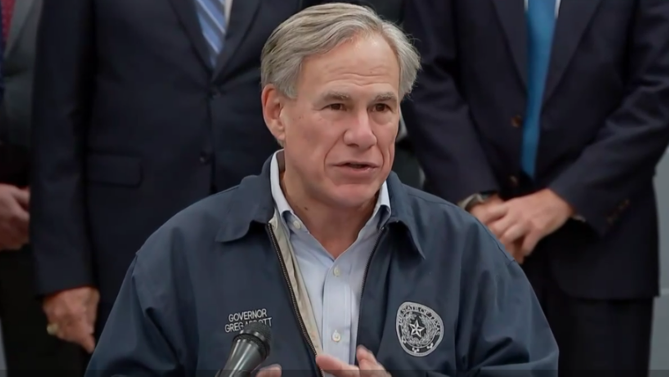 In Houston on Wednesday, Gov. Greg Abbott said his decision to deploy troops to large Texas cities was made in anticipation of riots after voting ends.