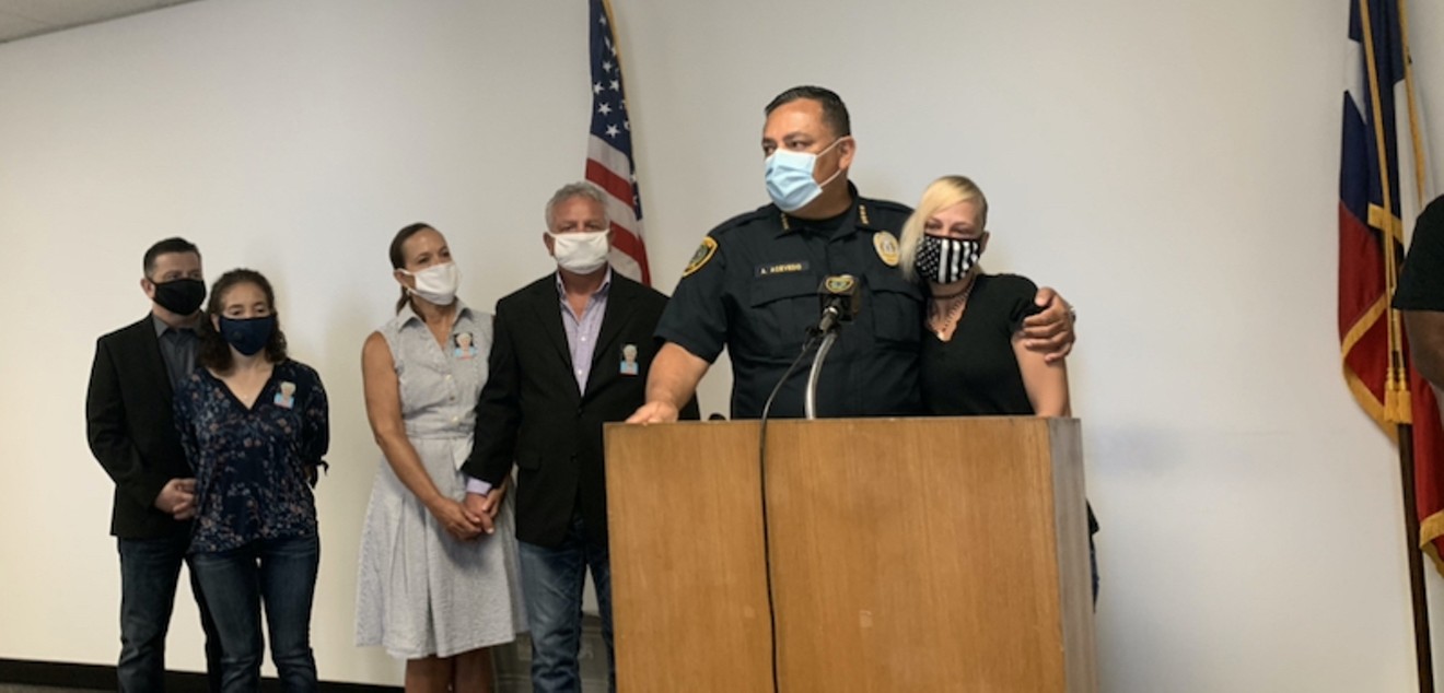 Chief Acevedo helps Nicholas Chavez's widow, Jessica, explain why she doesn't want the video footage of her husband's death released to the public.