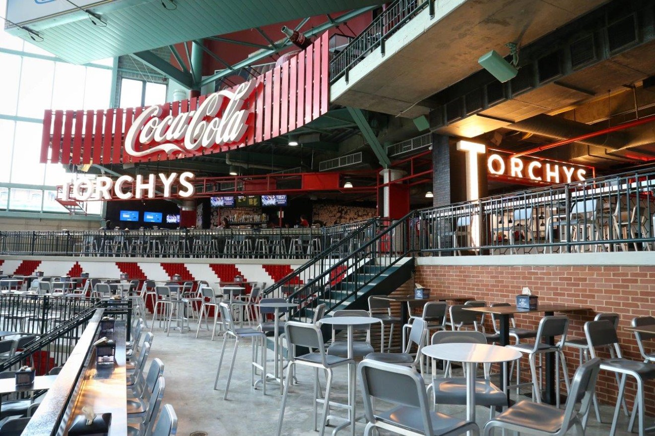 Torchy's is on the Mezzanine level.