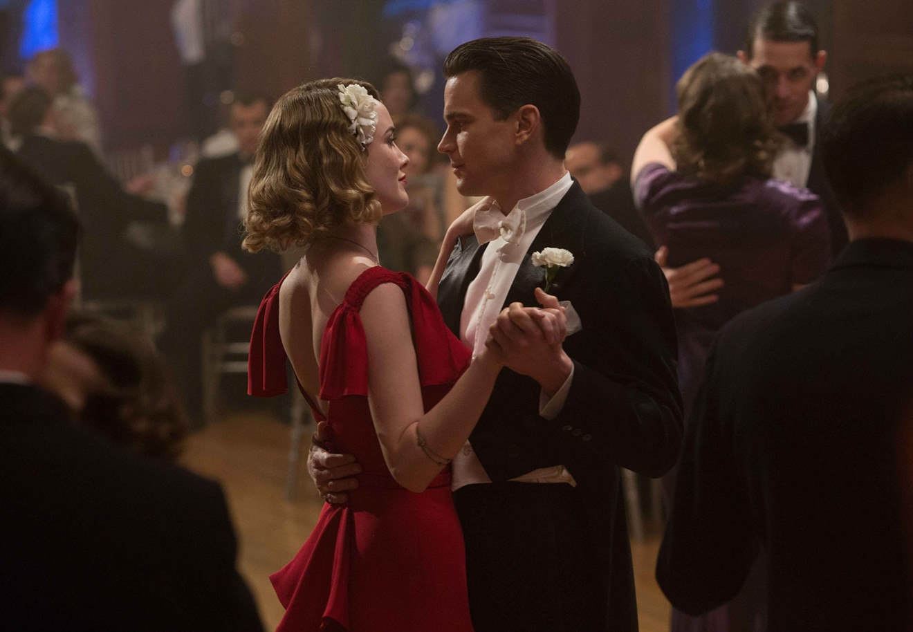 Matt Bomer (right) has a chance to be a "Stahr" in The Last Tycoon but finds himself in a featureless romance with waitress Kathleen (Dominique McElligott).