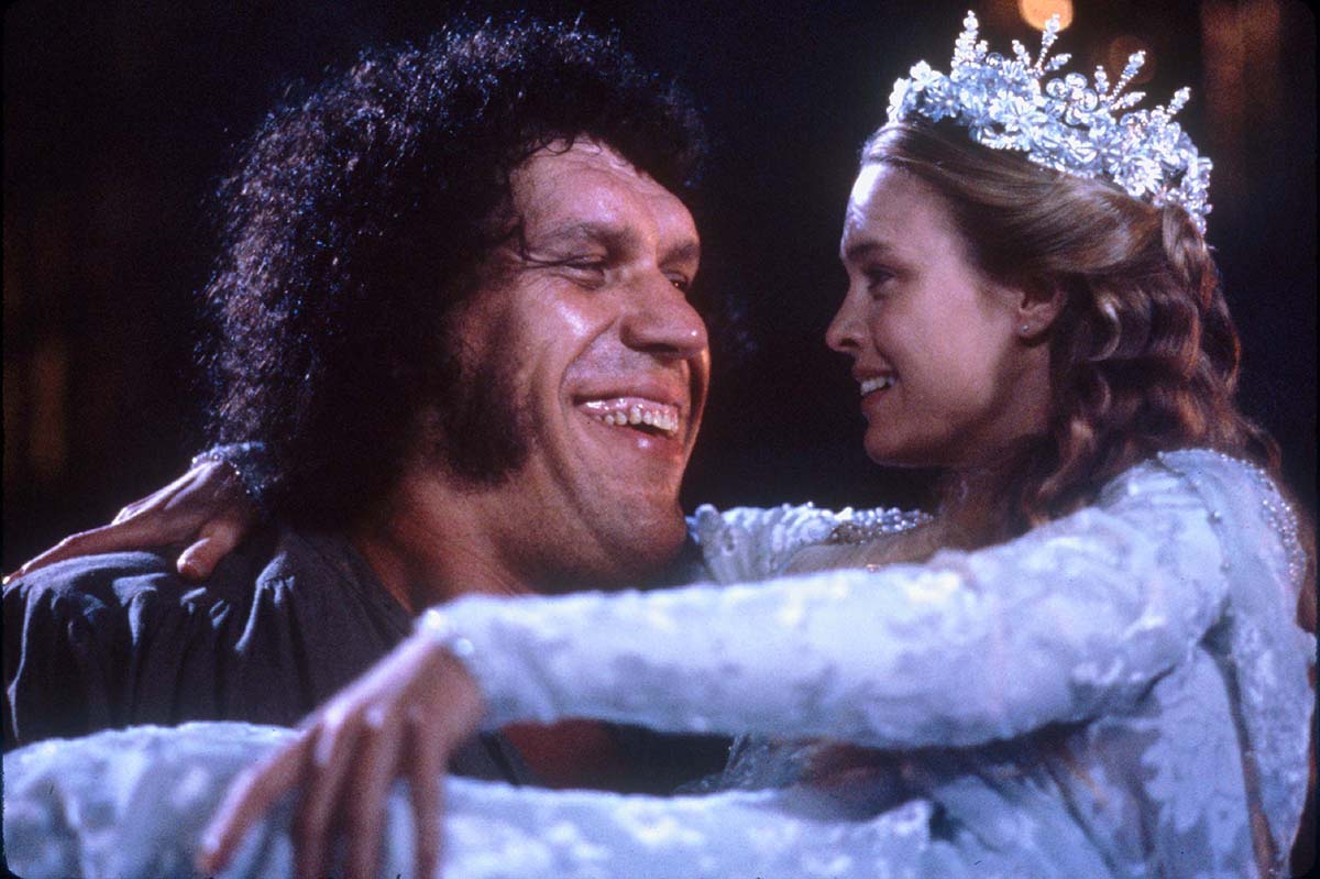 The Princess Bride came out in 1987 with André the Giant as the rhyming Fezzik and Robin Wright as the love-crossed Buttercup.