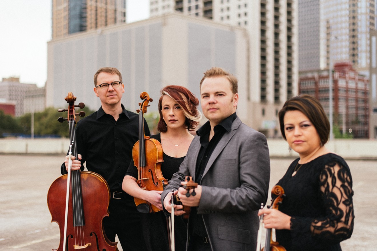 The four-person string quartet Apollo Chamber Players has big plans for its 14th season, including the opening concert, With Malice Toward None.
