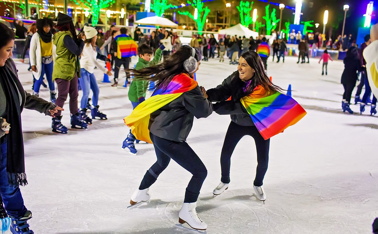 Glide, skate, and celebrate LGBTQ+ pride at Rainbow on ICE.
