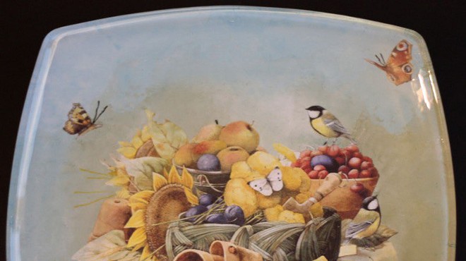 Art and Wine Event: Decoupage Plates for Thanksgiving