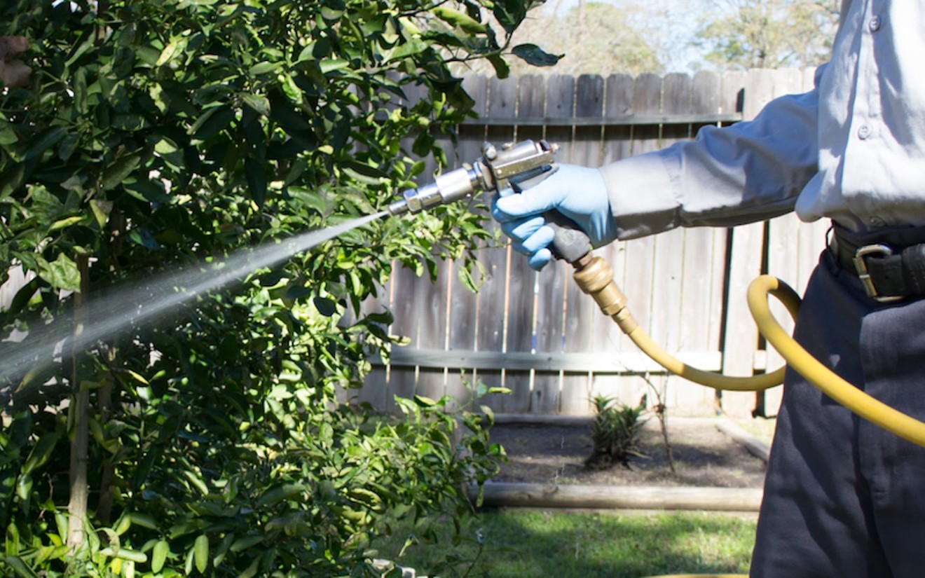 Erek Gonzalez, a Houston pest control specialist said there is no "slow month" during the summer for exterminators.