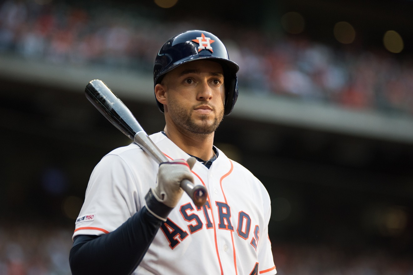 George Springer has been the Astros best hitter. Will these be his final games as an Astro?
