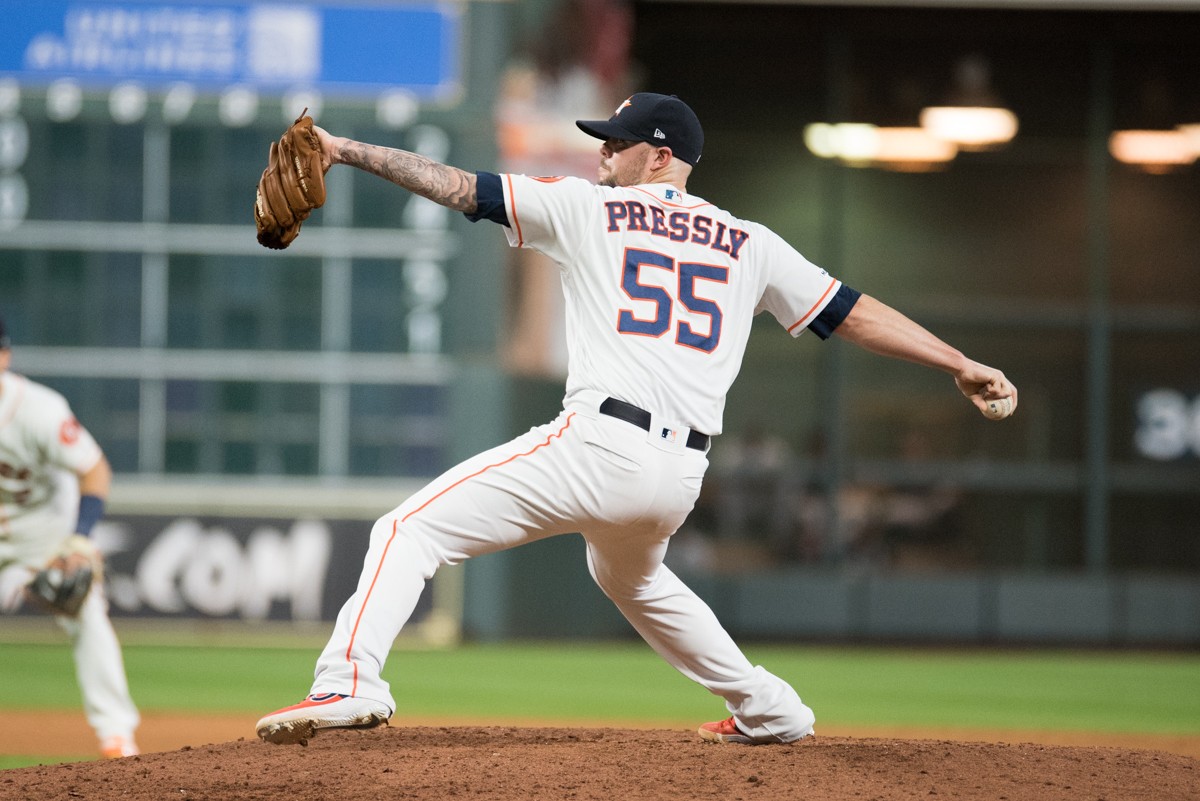 Ryan Pressly is the Astros' best reliever, but they need more than his arm to survive their upcoming schedule.