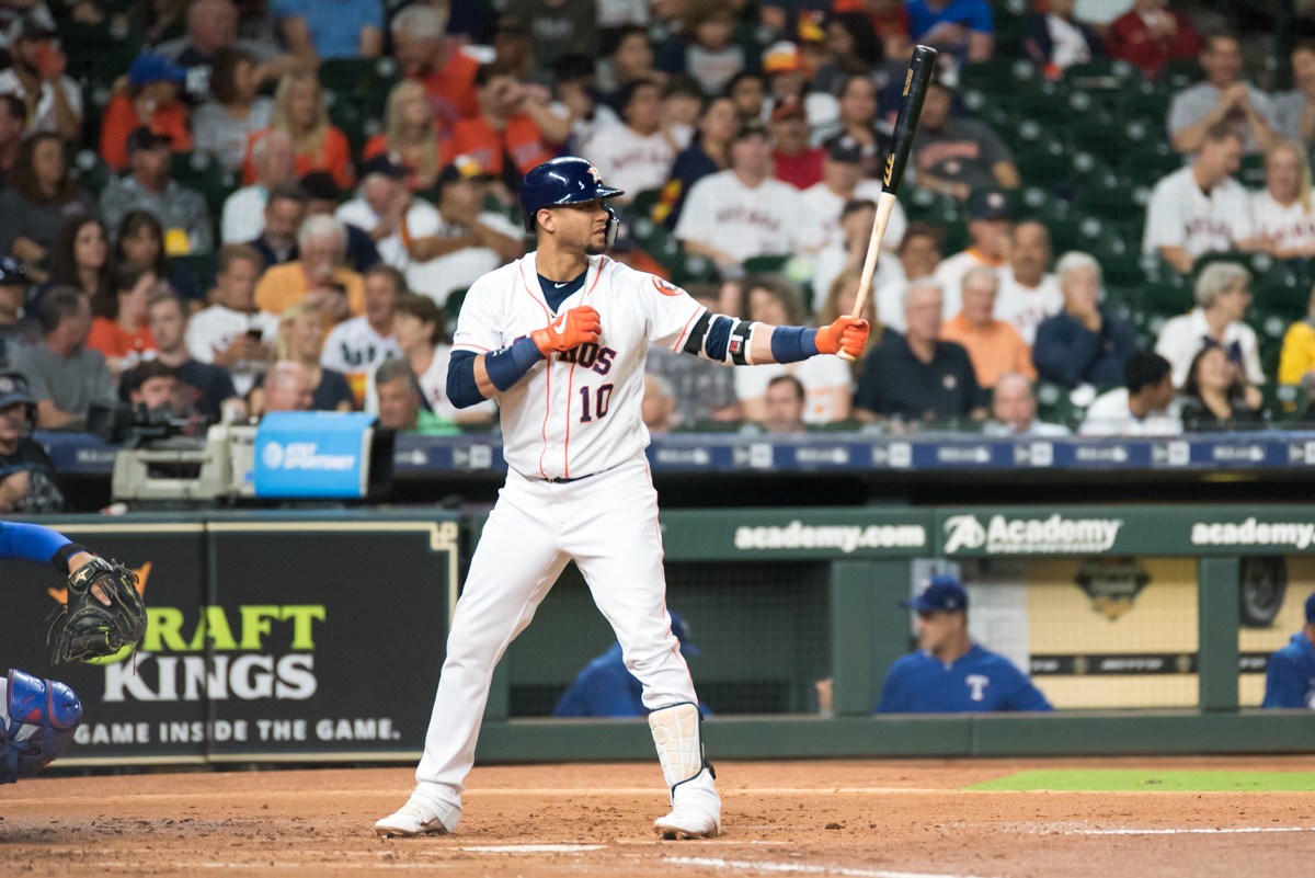 Yuli Gurriel continues to struggle at the plate for the Astros.
