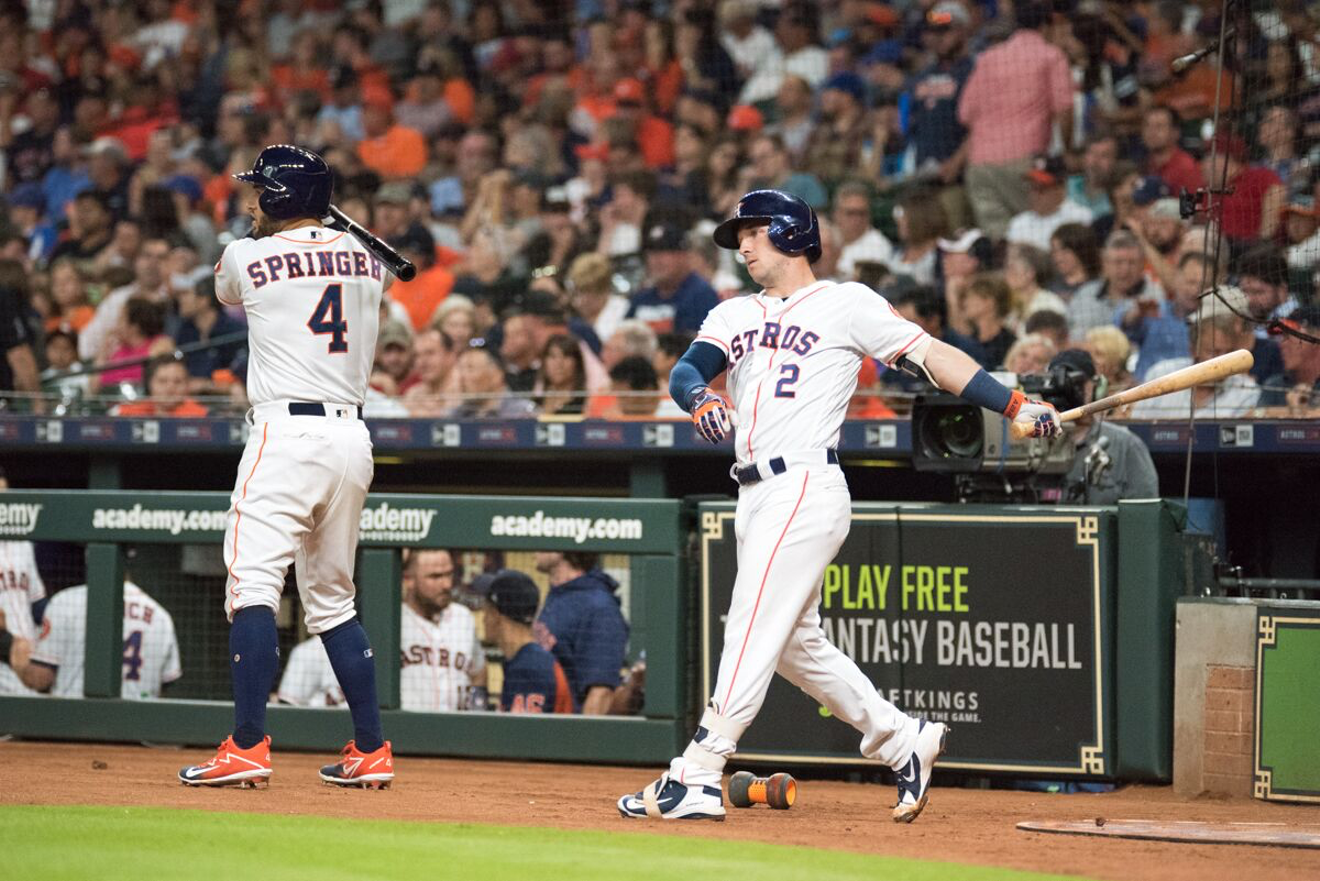 Alex Bregman was again smack dab in the middle of all the action on Tuesday night,