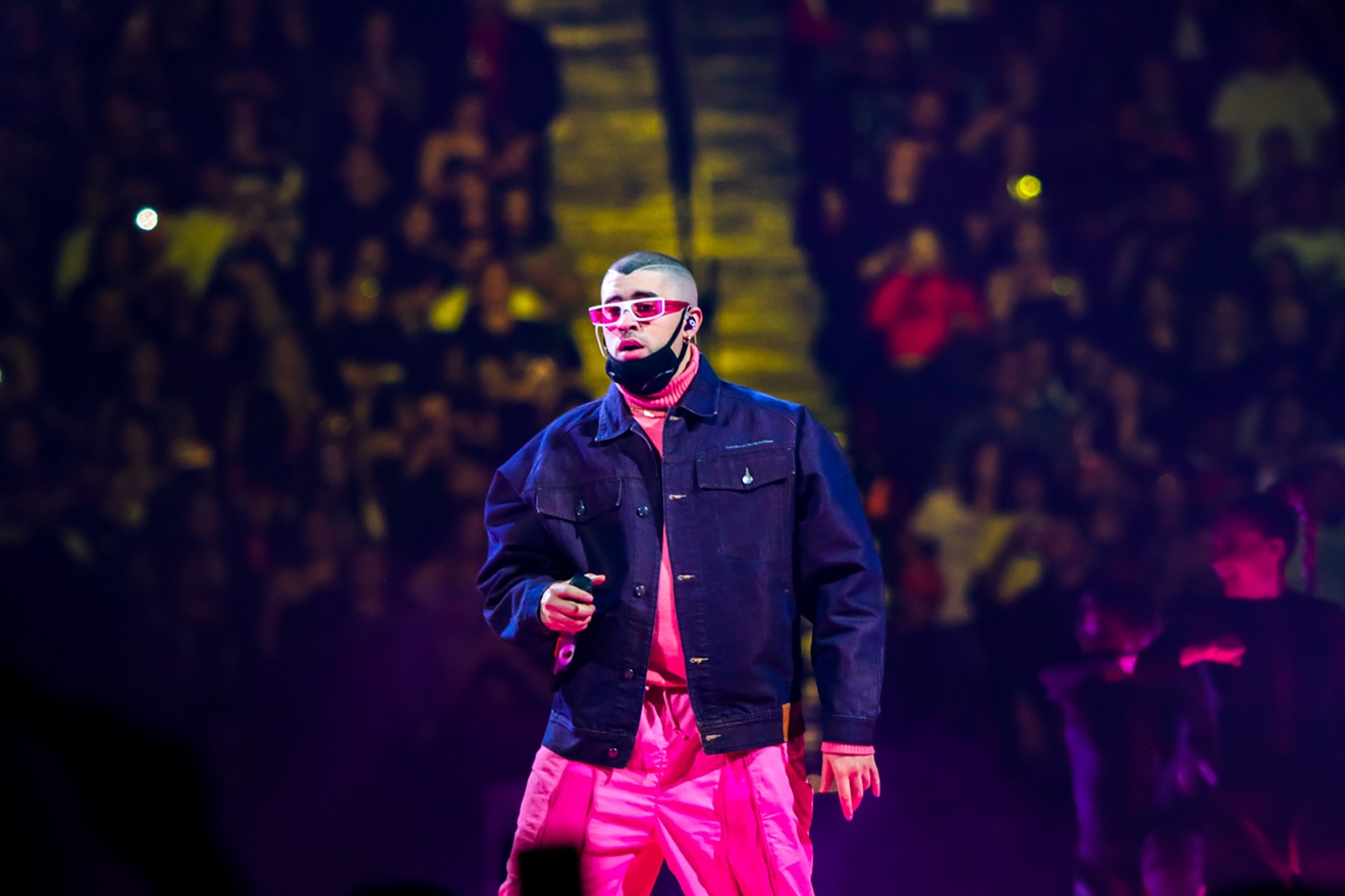 From hard hitting tracks to songs of heartbreak, Bad Bunny's range was on full display at Toyota Center.