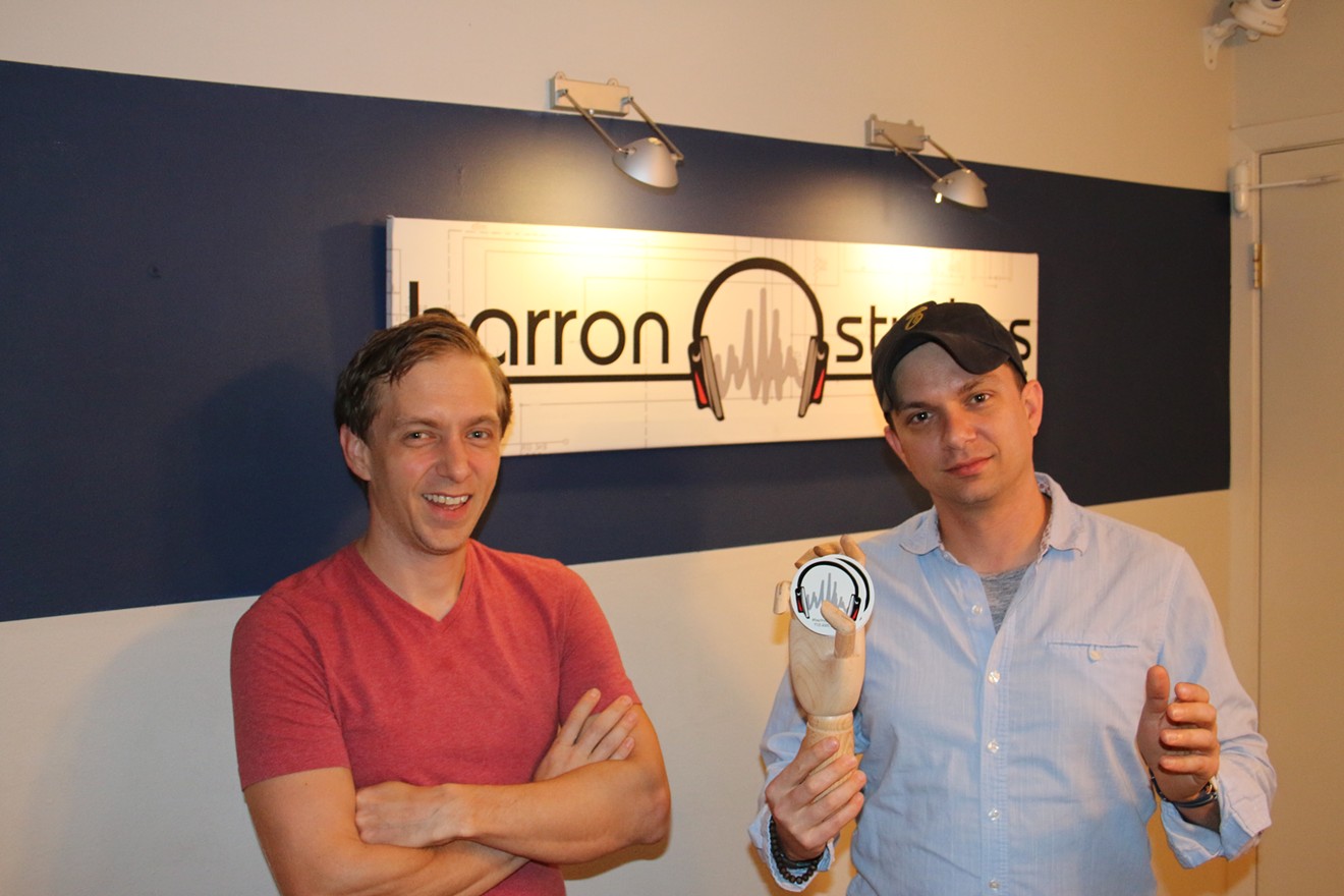 (L-R) Chris Macek and Todd Macek quit their day jobs to further expand their studio recording business.