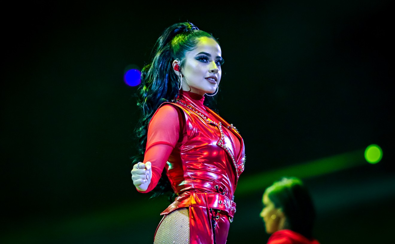 Reggaeton/Latin Pop singer Becky G performs at RodeoHouston inside NRG Stadium on March 5th, 2020.