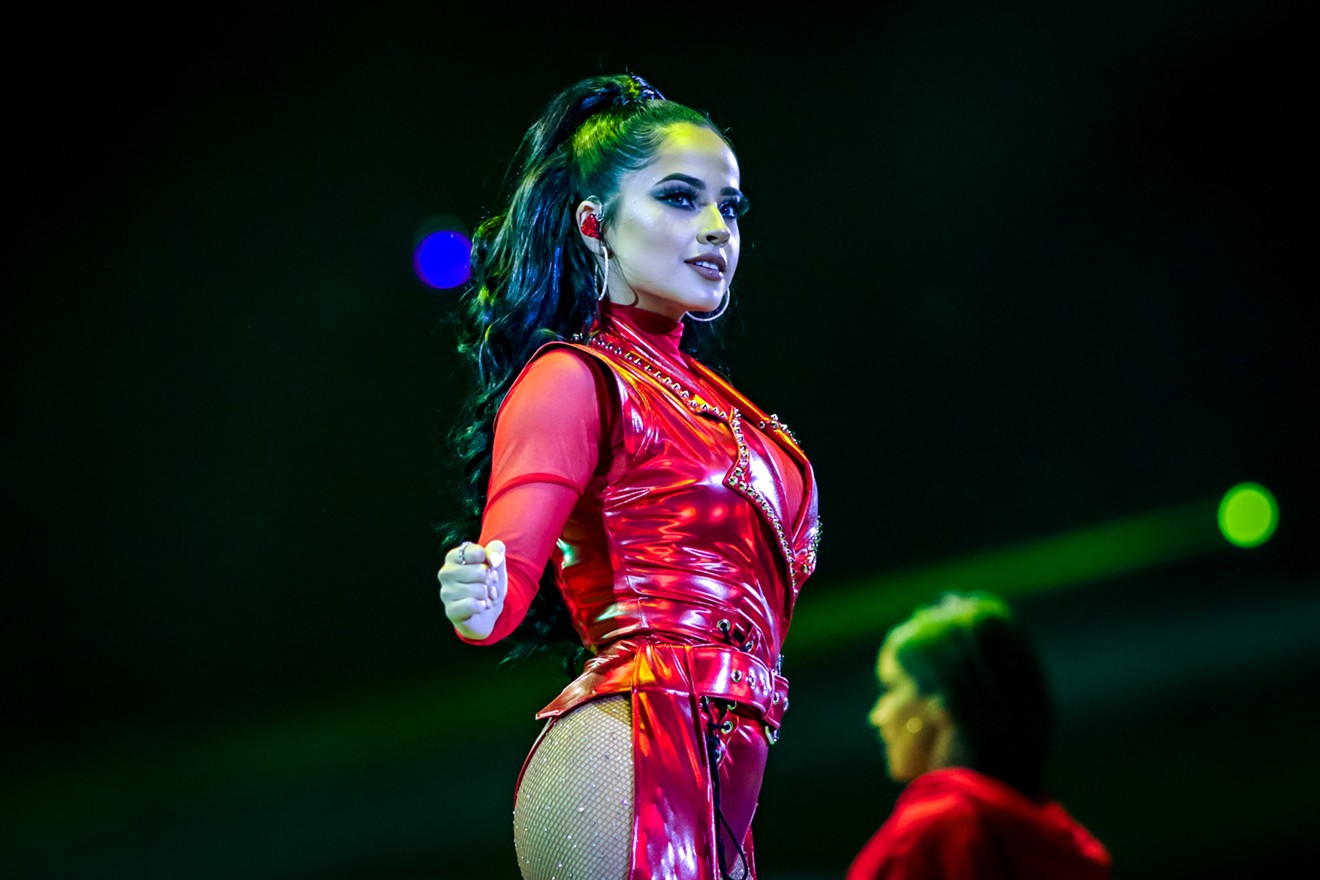Reggaeton/Latin Pop singer Becky G performs at RodeoHouston inside NRG Stadium on March 5th, 2020.