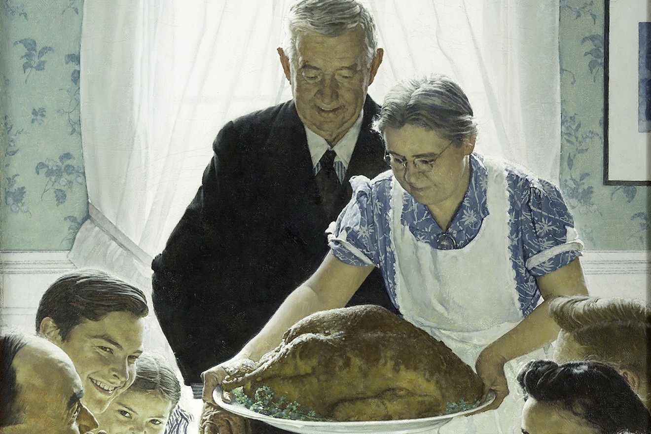 Freedom from Want (detail), by Norman Rockwell.