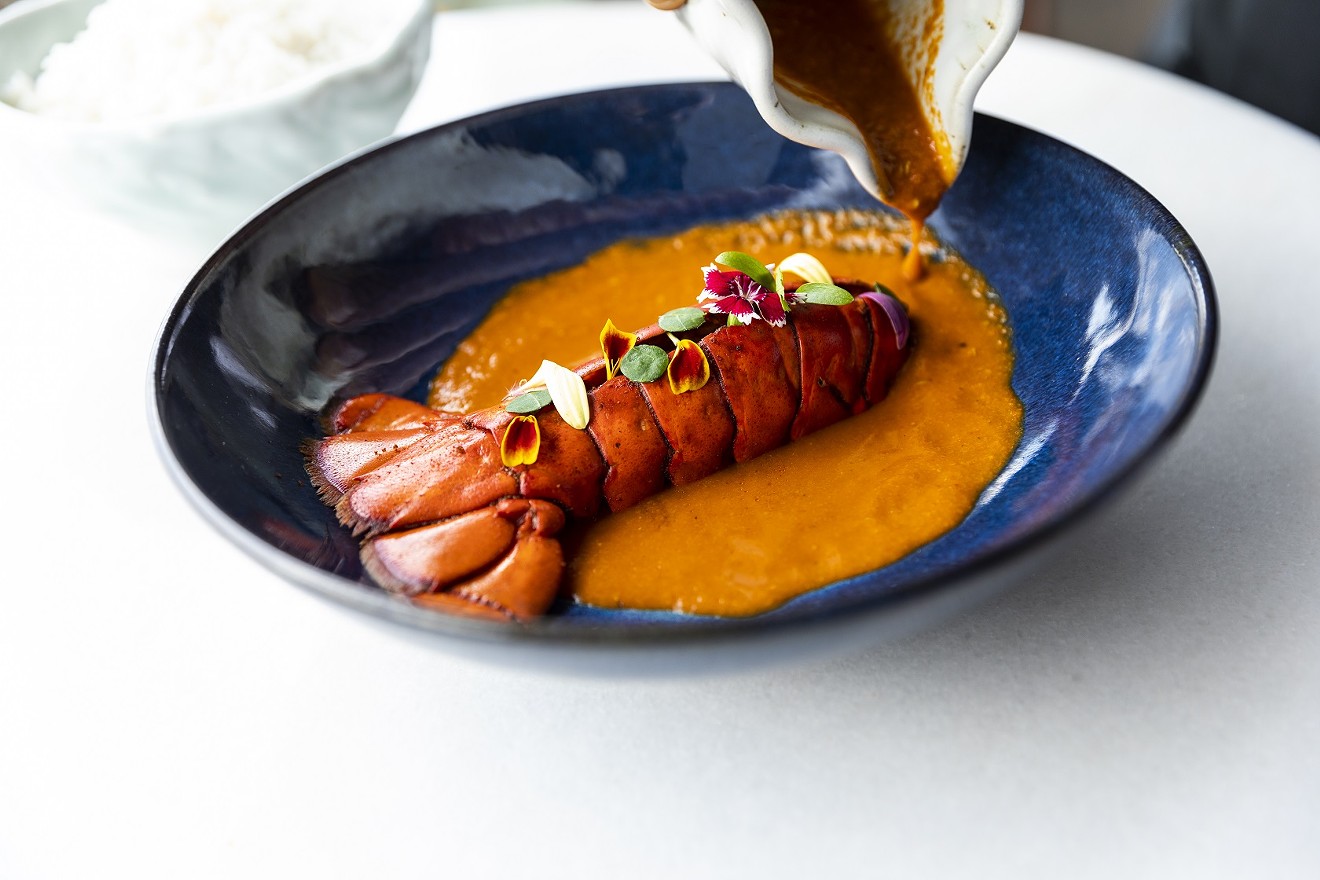 Dishes like the Malwani curry lobster sing at Musaafer.