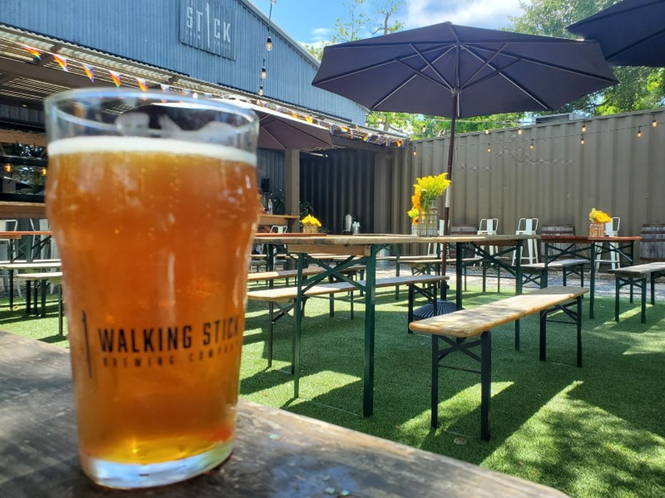 Walking Stick Brewing Co. boasts a pair of beer gardens