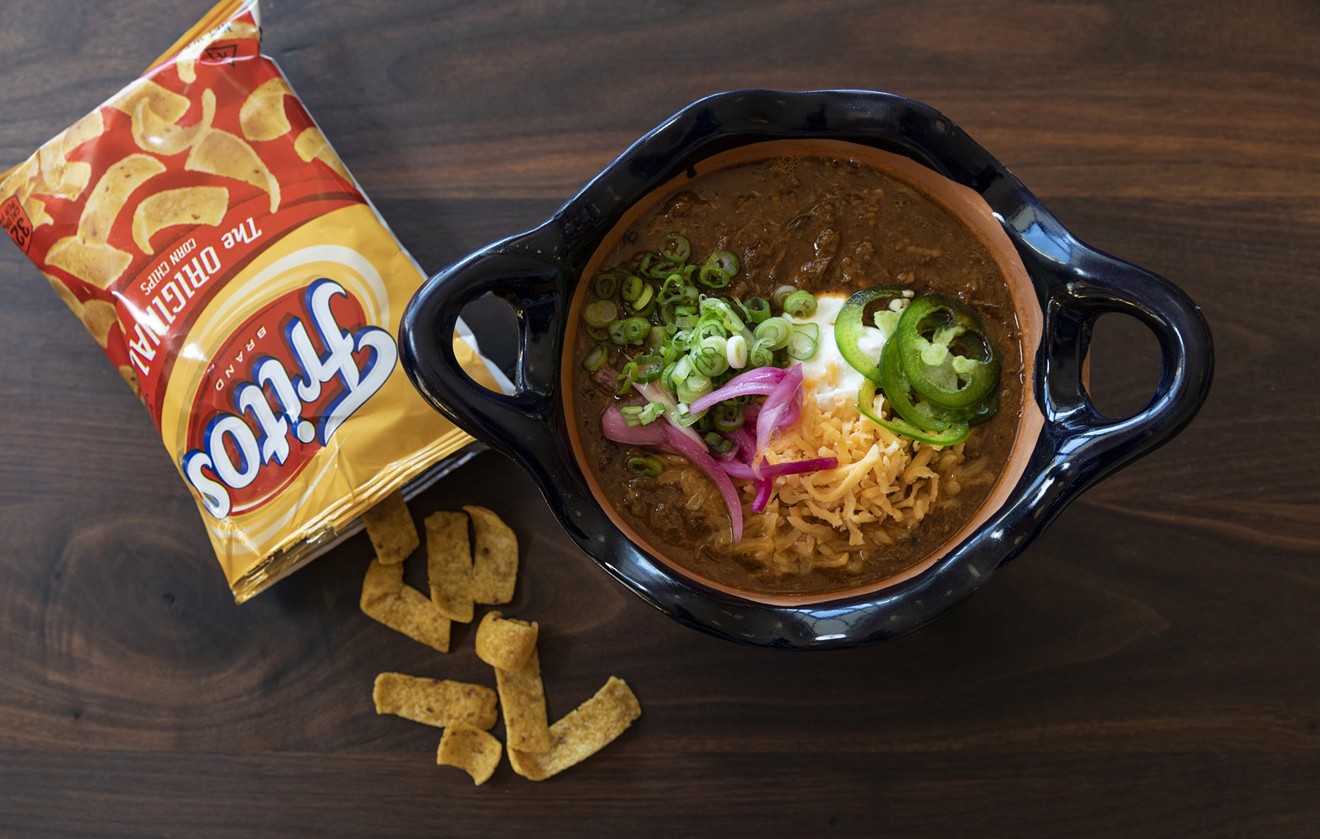 You'll want to dig into the house chili at this Best Texas Cuisine winner.
