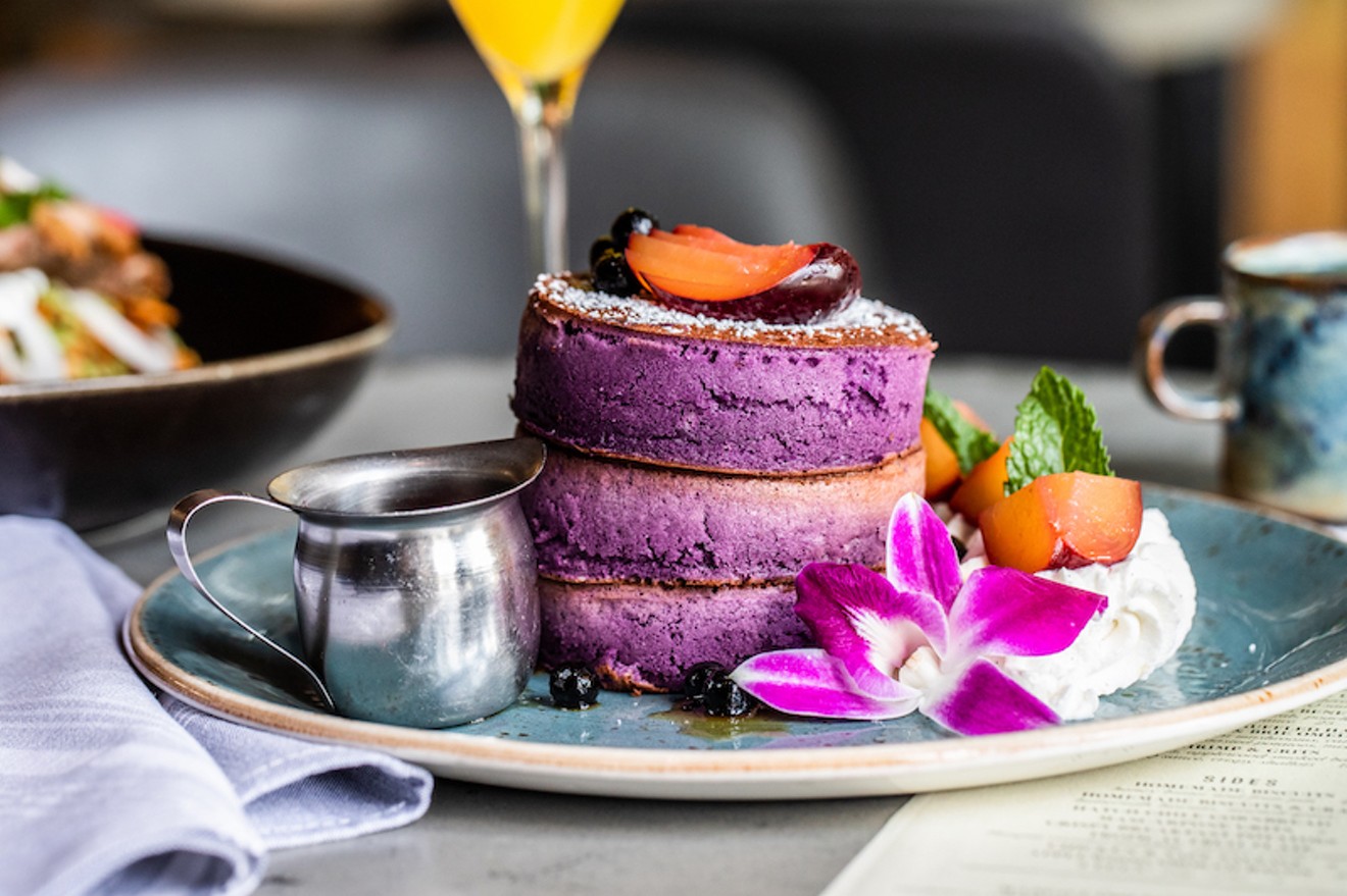 Japanese Ube Pancakes will make any brunch table a happy one.