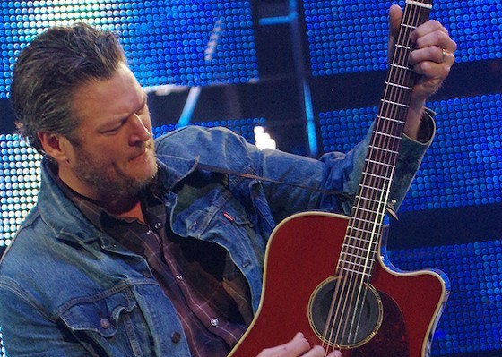 Blake Shelton at the Rodeo in 2015 because he wasn't feeling well last night and wasn't okaying any photo releases right away.