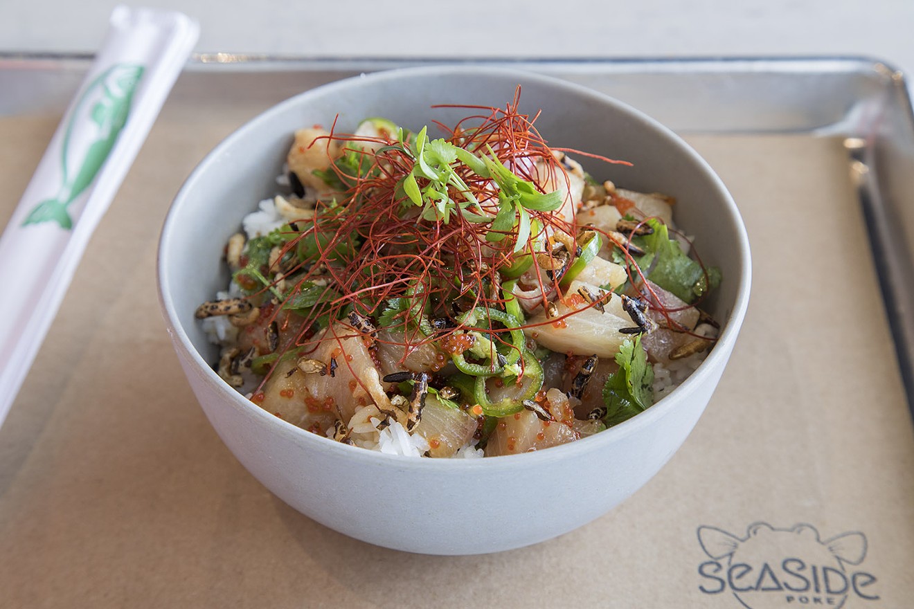 The Truffle Yellowtail Bowl is one of SeaSide Poke’s signature dishes.