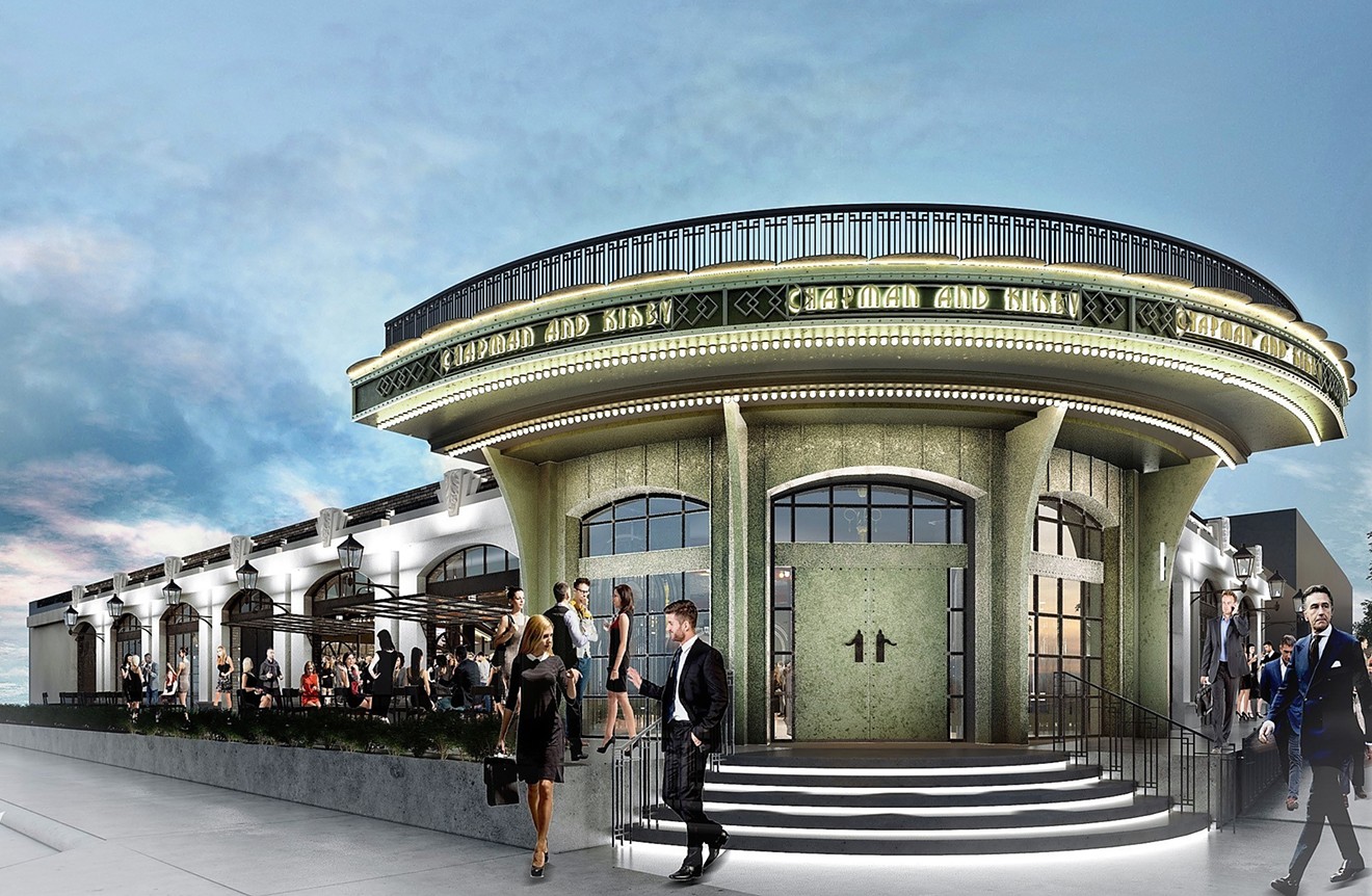 The rendering of the entrance to Chapman & Kirby. Doors will finally be open to the public by mid-April.