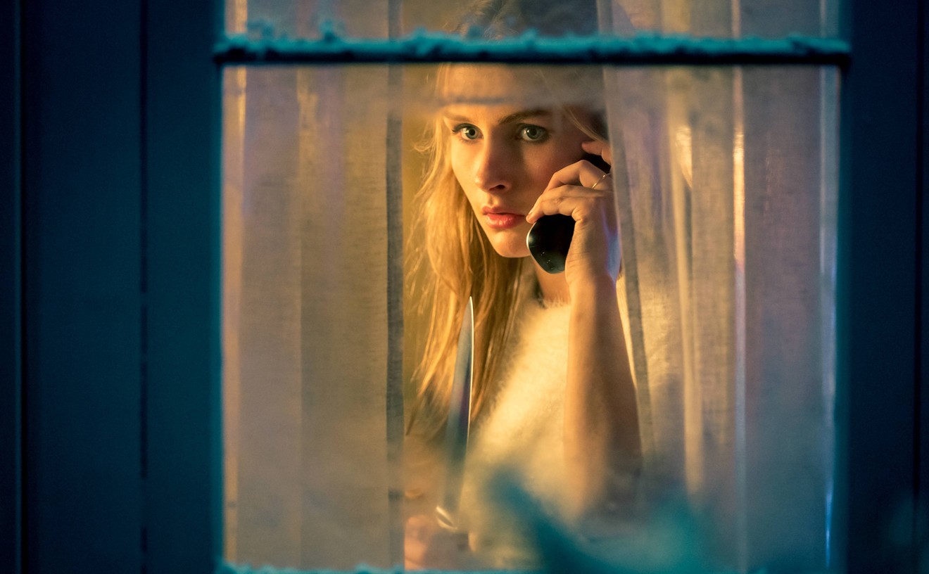 Olivia DeJonge plays Ashley, a frazzled 17-year-old who gets comfortable with a little control in Chris Peckover’s Christmas horror film Better Watch Out.