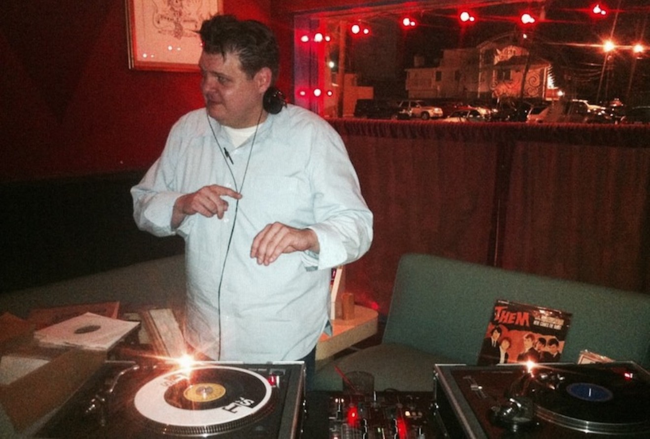 Clint Broussard tickles the turntables at Poison Girl every second Monday of the month.