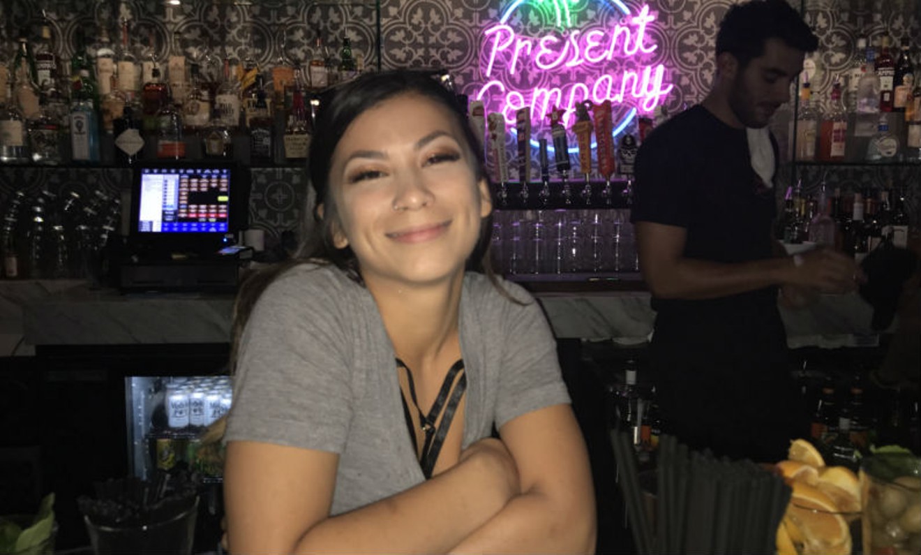 Bartender Rikki Feezor of Present Company.
