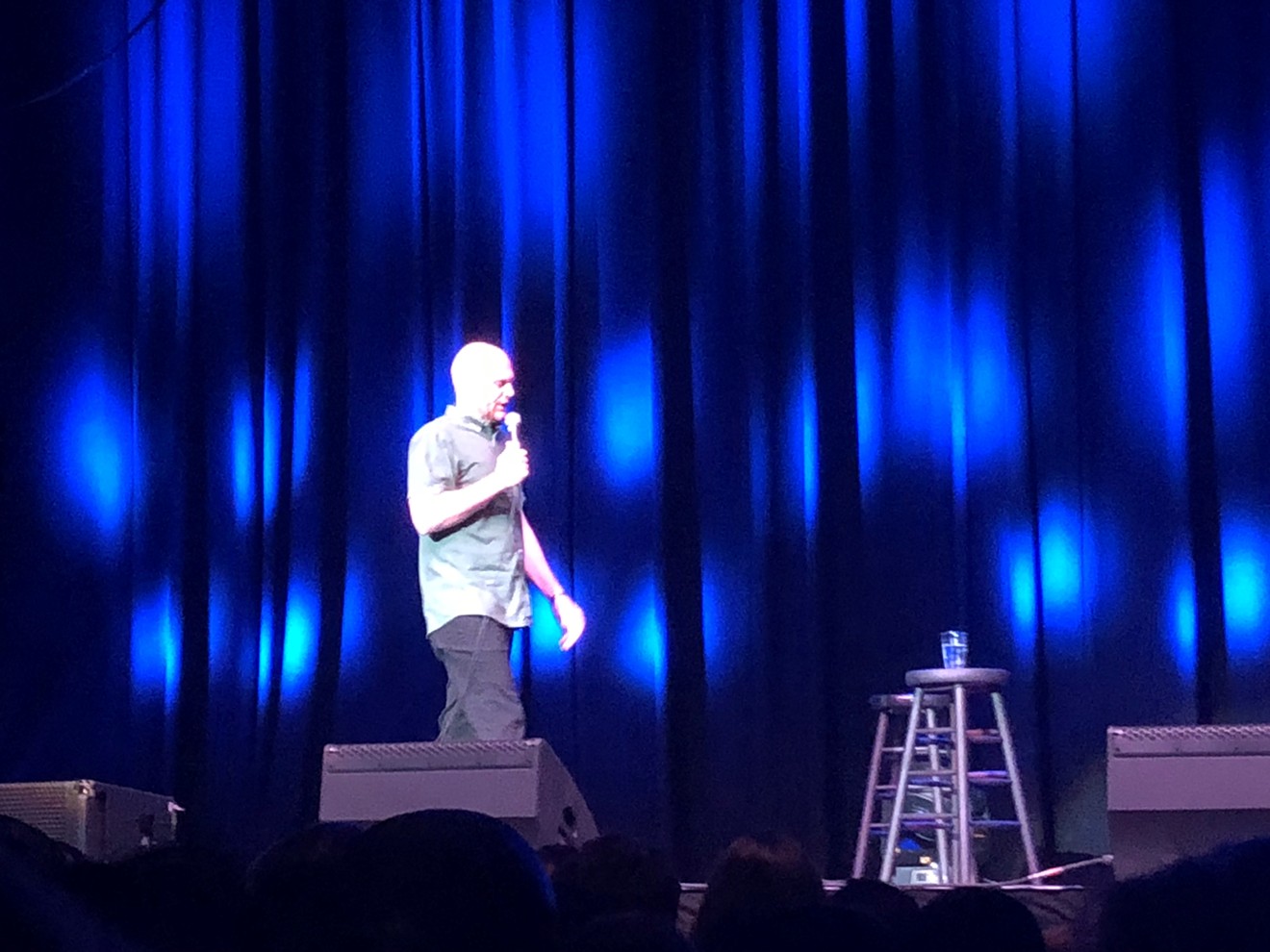 Bill Burr had a packed house rolling Thursday night at Revention Music Center.