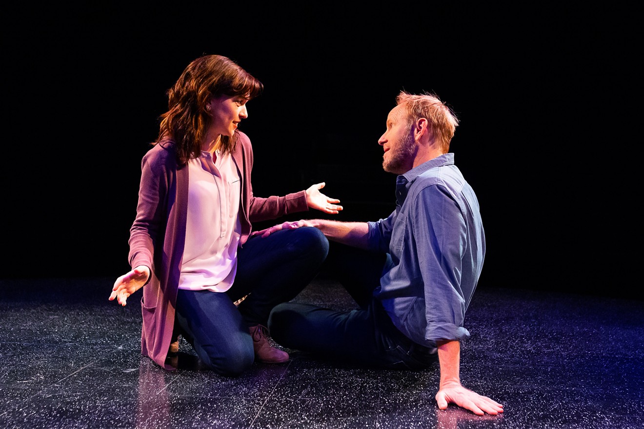 Elizabeth Bunch and Chris Hutchison in the Alley’s production of Constellations