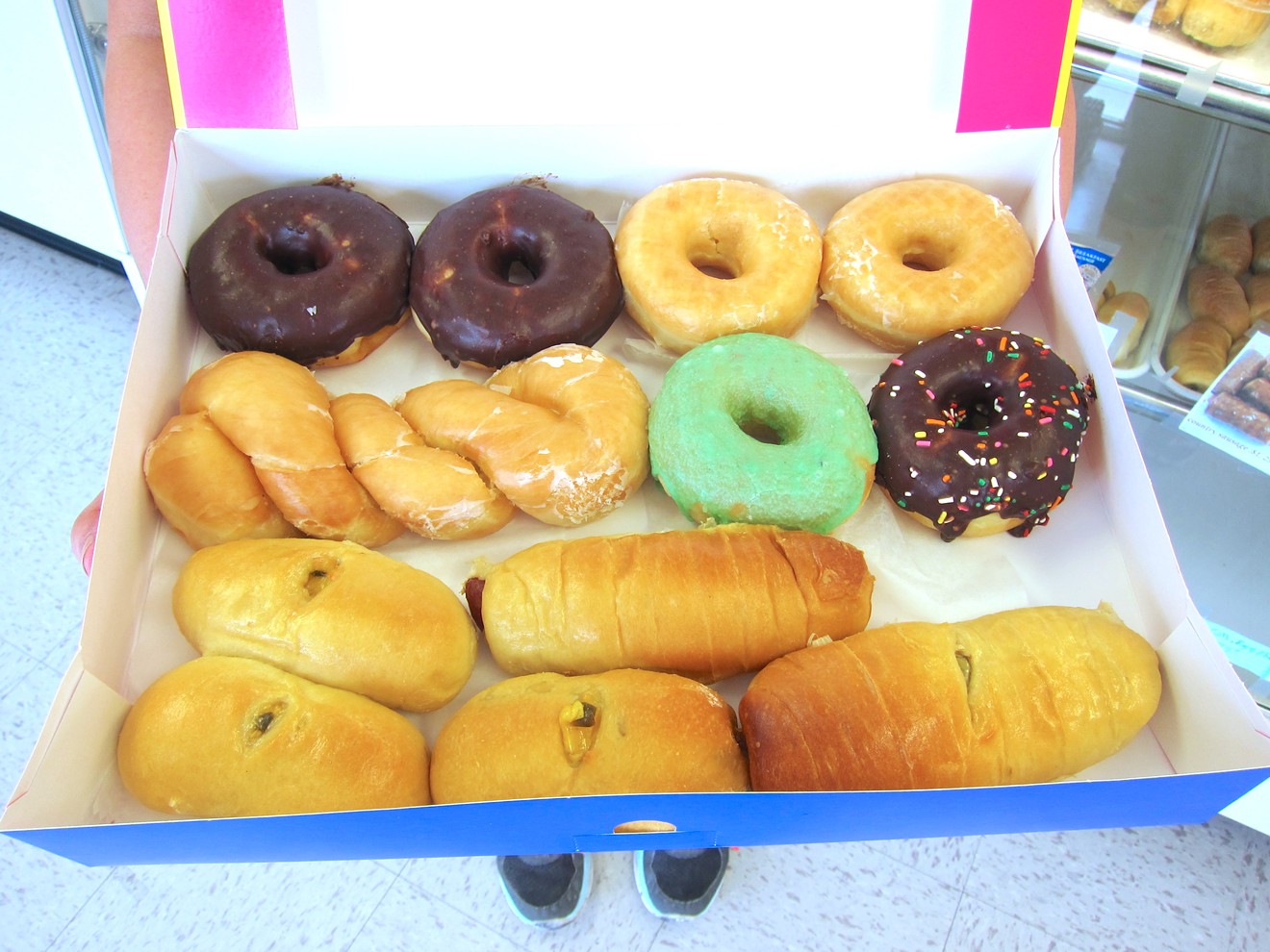 A selection of doughnuts and kolaches from Richmond Donuts.