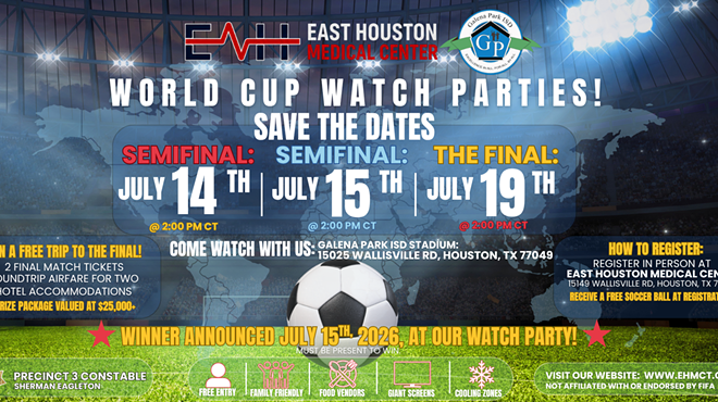 Image: East Houston Medical Center Free Watch Party; The Semi-Finals and Finals