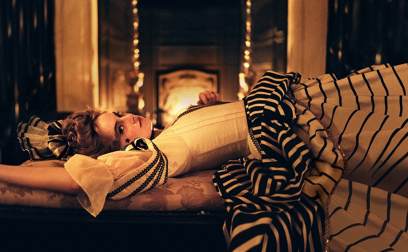 Academy Award winner Emma Stone plays the impoverished,  fallen-from-grace Abigail, the daughter of a one-time nobleman who lost her in a card game, in Yorgos Lanthimos’ The Favourite.