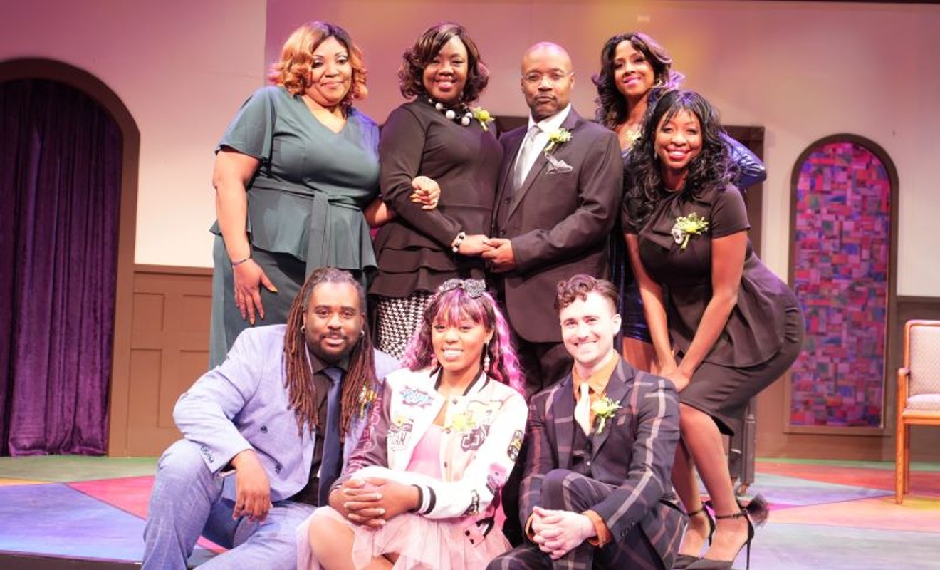 The cast of Chicken & Biscuits at The Ensemble Theatre.