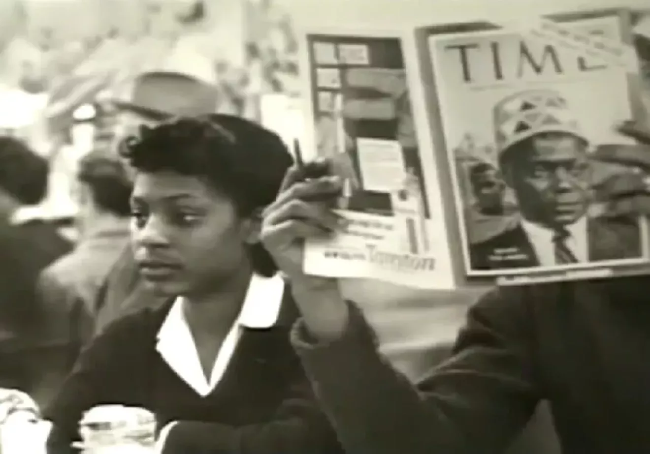 Film Still from "The Strange Demise of Jim Crow"