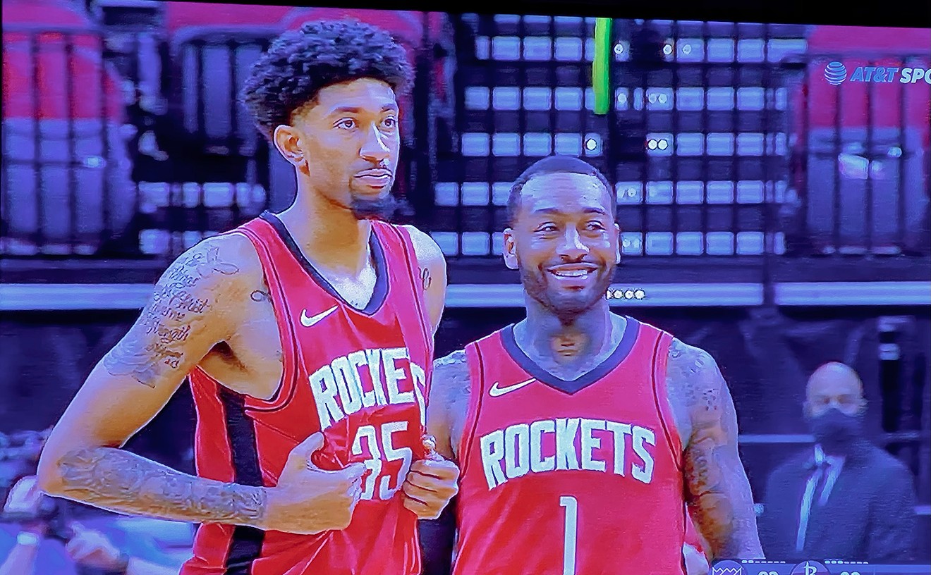 Christian Wood (left) could anchor the Rockets young roster for years to come.