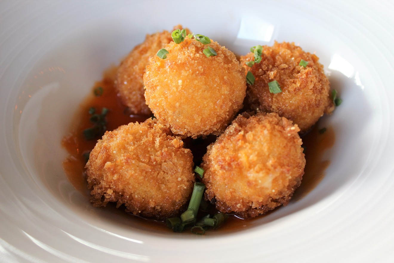 Pimento cheese poppers at Field & Tides
